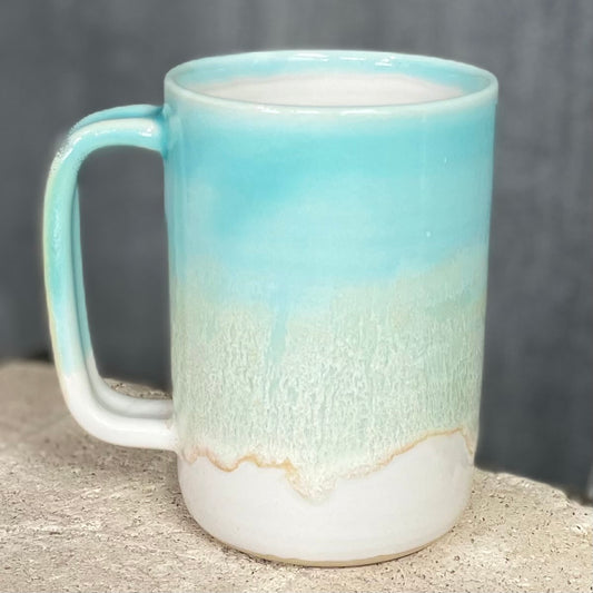 Beach Mug, Aqua