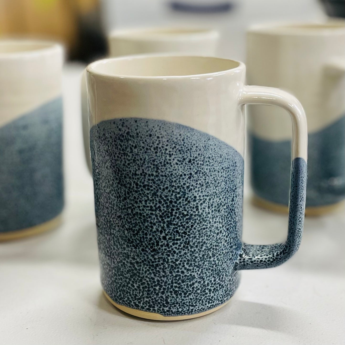 White Speckled Mug
