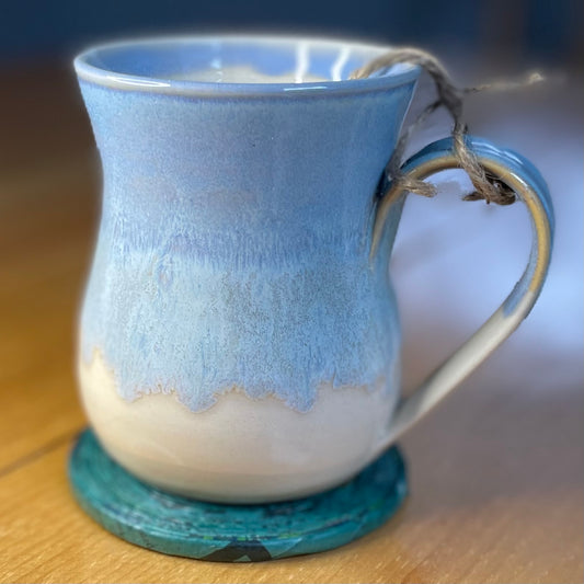 Beach Mug, Light Blue