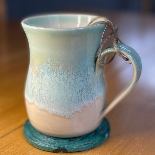 Beach Mug, Aqua