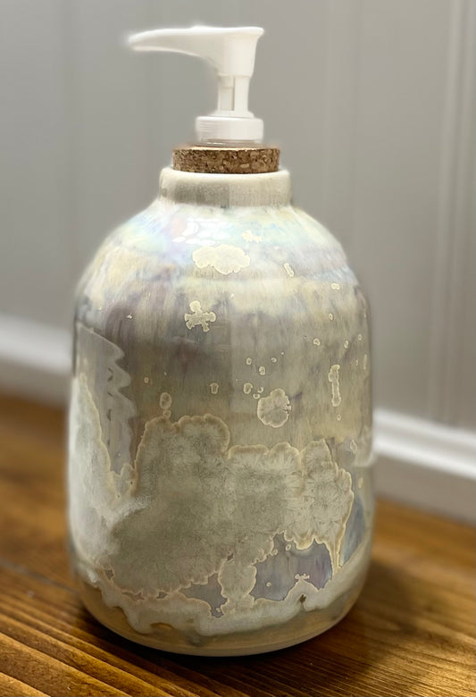 Gold Crystalline Soap Dispenser